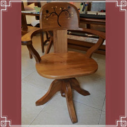 Hampi Swivel Bar Chair - Armchairs And Accent Chairs