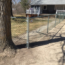 4' Galvanized Chain Link Fence - Home Fencing And Gates