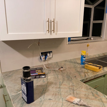 Kitchen Remodel 2024 Oakland/ white and light green