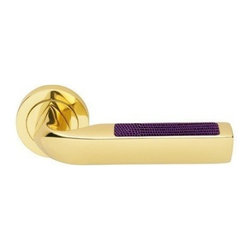 Dots 3 Leather Handle by Manital - Door Hardware