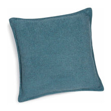 Cojines azul lisos