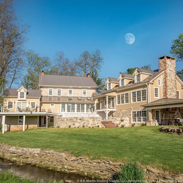 Old Stone Homestead with Metal Roof