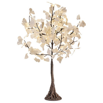 LED White Gingko Tree, Warm White LED