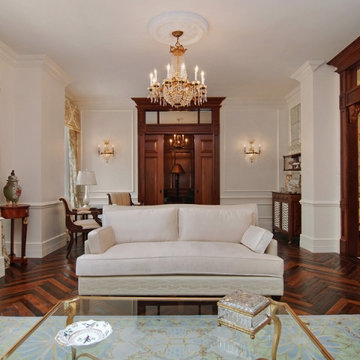 Living Room View to Library