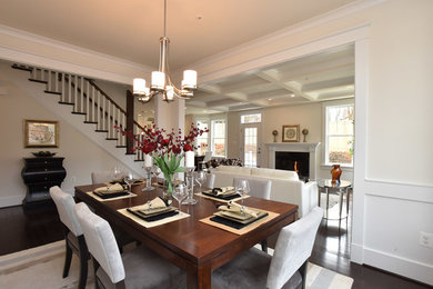 Elegant dining room photo in Baltimore