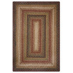 Homespice - Homespice Decor 6 x 9' Rectangular Gingerbread Jute Braided Rug - Color your home in warm abundance with Gingerbread Jute Braided Rug. The soft brown and rusty red hues in this rug naturally add interest and drama to any floor in the home.
