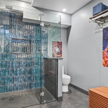 Midnight Eclipse Basement Bathroom