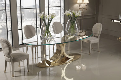 Inspiration for a dining room remodel in Miami