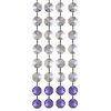 Milieu 1-Light Modern Mini-Pendant by Allegri, Firenze Blue Violet