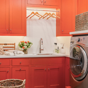 Bright and Colorful Laundry Room