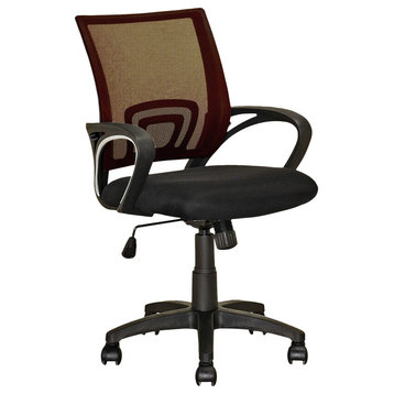 Corliving Workspace Mesh Back Office Chair, Dark Brown