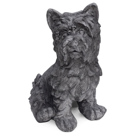 Seth Outdoor Terrier Dog Garden Statue