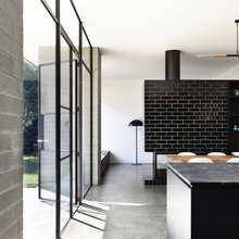 Black window and door frames