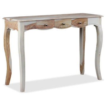 vidaXL Console Table Entryway Table Narrow Side Table Solid Wood Sheesham