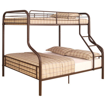 Cairo Twin-Over-Full Bunk Bed, Sandy Black