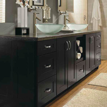 Contemporary Black Bathroom Cabinets