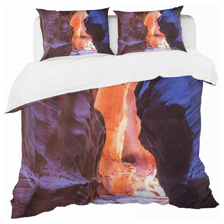 Happy Canyon Fantastic Scene Canyon Photography Duvet Cover, King