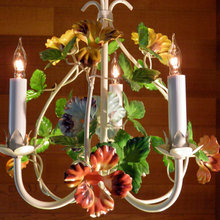 bathroom chandelier