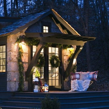 Designer Cottages | Tiny Home | Bark Siding