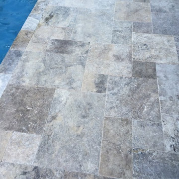 Silver Travertine Pavers