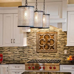 A Tin and Subway Tile Backsplash - Tile