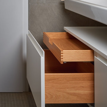 Moderne Innenausstattung und Innenausbau einer DG-Wohnung