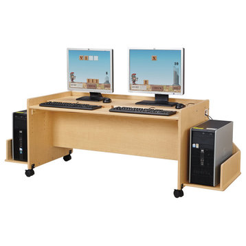 MapleWave Enterprise Double Computer Desk