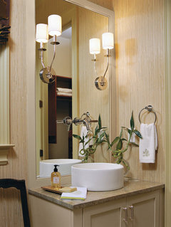 Bathroom without 2024 vanity light