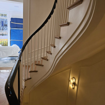 Project #131 | Three-Story Elliptical Staircase in Historic Home