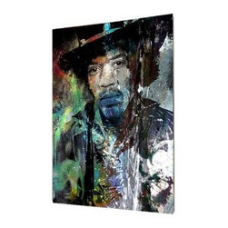 Ready2HangArt - "Iconic Jimmy Hendrix"  Acrylic Wall Art - Prints And Posters