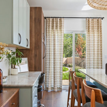 Calming Sage Green Kitchen