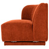 Moe's Home Yoon 2 Seat Left Sofa With Fired Rust JM-1019-06