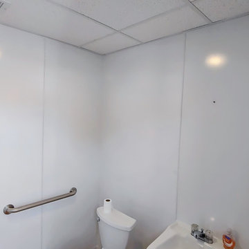 Auto Repair Garage Office/Waiting Area/Bath Installation and Painting Project