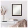 Ashton Black Beveled Wood Wall Mirror 18.5 x 22.5 in.