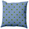 Peppers Pattern Decorative Throw Pillow, Cornflower, 26"x 26"
