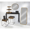 55" Gold Floor Mirror With Easel Back
