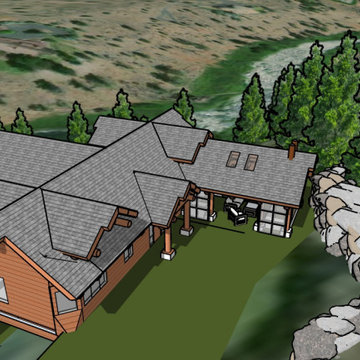 Deschutes River Covered Kitchen