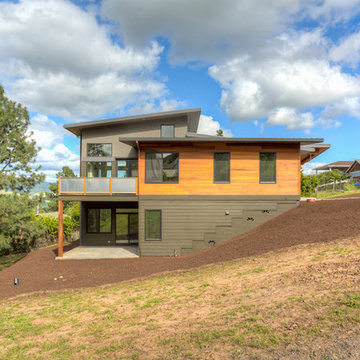 Stunning New Northwest Modern Side Elevation