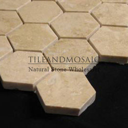 Crema Marfil Marble 2" Hexagon Mosaic Tile Polished - Products