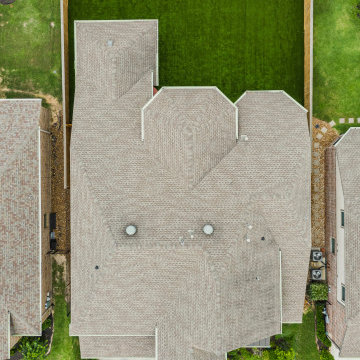 The Woodlands - Turf, Stained Patio, Gate, and Fences