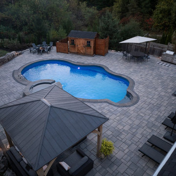 Custom Pool, Spa & Cabana Backyard Retreat