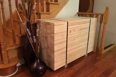 Lumber Stack Hidden Storage Cabinet