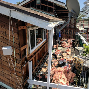 House Re stucco, Siding & Stacked Stone | In Process