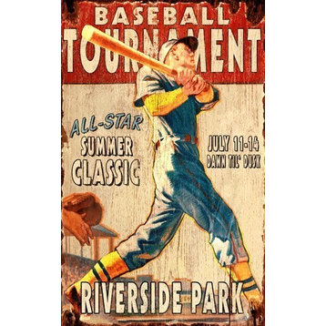 Red Horse Baseball Tournament. Sign - 15 x 26