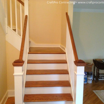 Madison NJ Staircase Painting & Staining Finishing