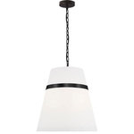 Dainolite - Dainolite SYM-183P-MB-WH Symphony, 3-Light Pendant - SYM-183P-MB-WH3 Light Incandescent Aged Brass Pendant w/ White SSymphony 3 Light Pen Matte Black White FaUL: Suitable for damp locations Energy Star Qualified: n/a ADA Certified: n/a  *Number of Lights: 3-*Wattage:60w E26 Medium Base bulb(s) *Bulb Included:No *Bulb Type:E26 Medium Base *Finish Type:Matte Black