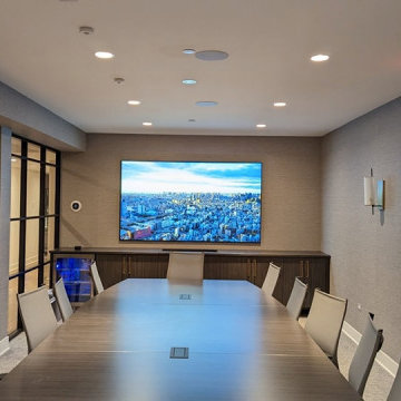 Conference Room with 100" ALR Screen and laser short throw projector