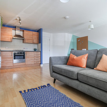 Kitchen & Living room - After