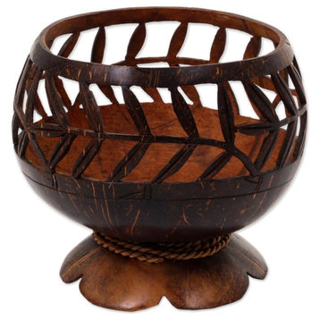 Bamboo Wraps Coconut Shell Catchall