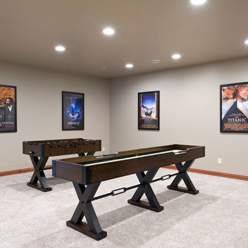 Game Room and Recreation Area in Basement